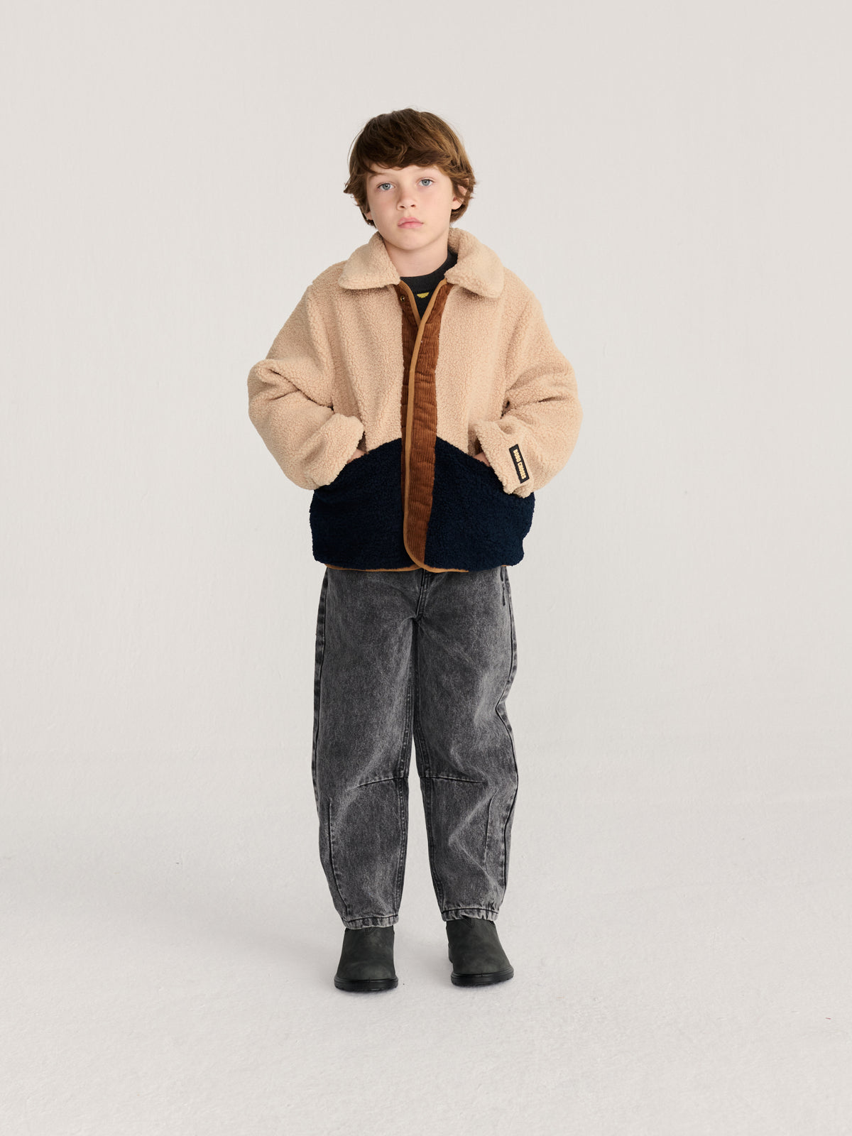 Pixel Abduction all over reversible jacket