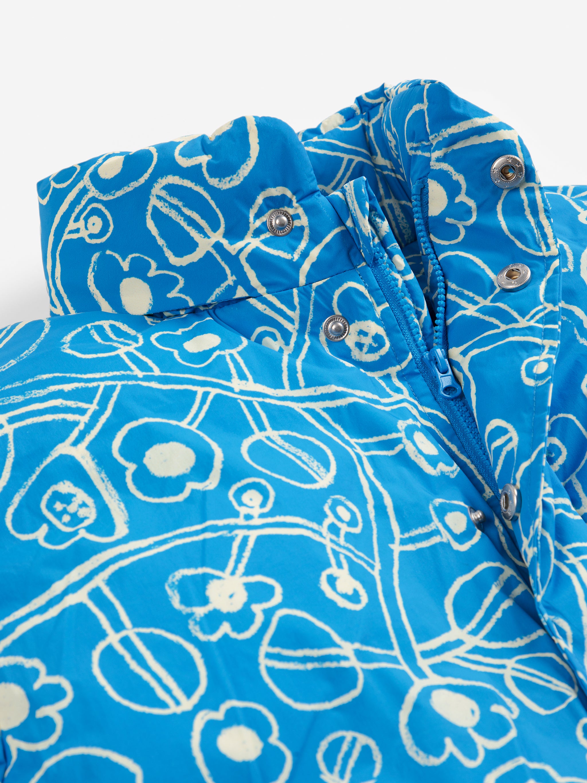 Sketchy Flowers All Over anorak