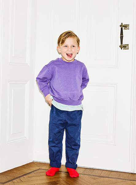 Sweatshirt Funky Purple - BIG & BELG