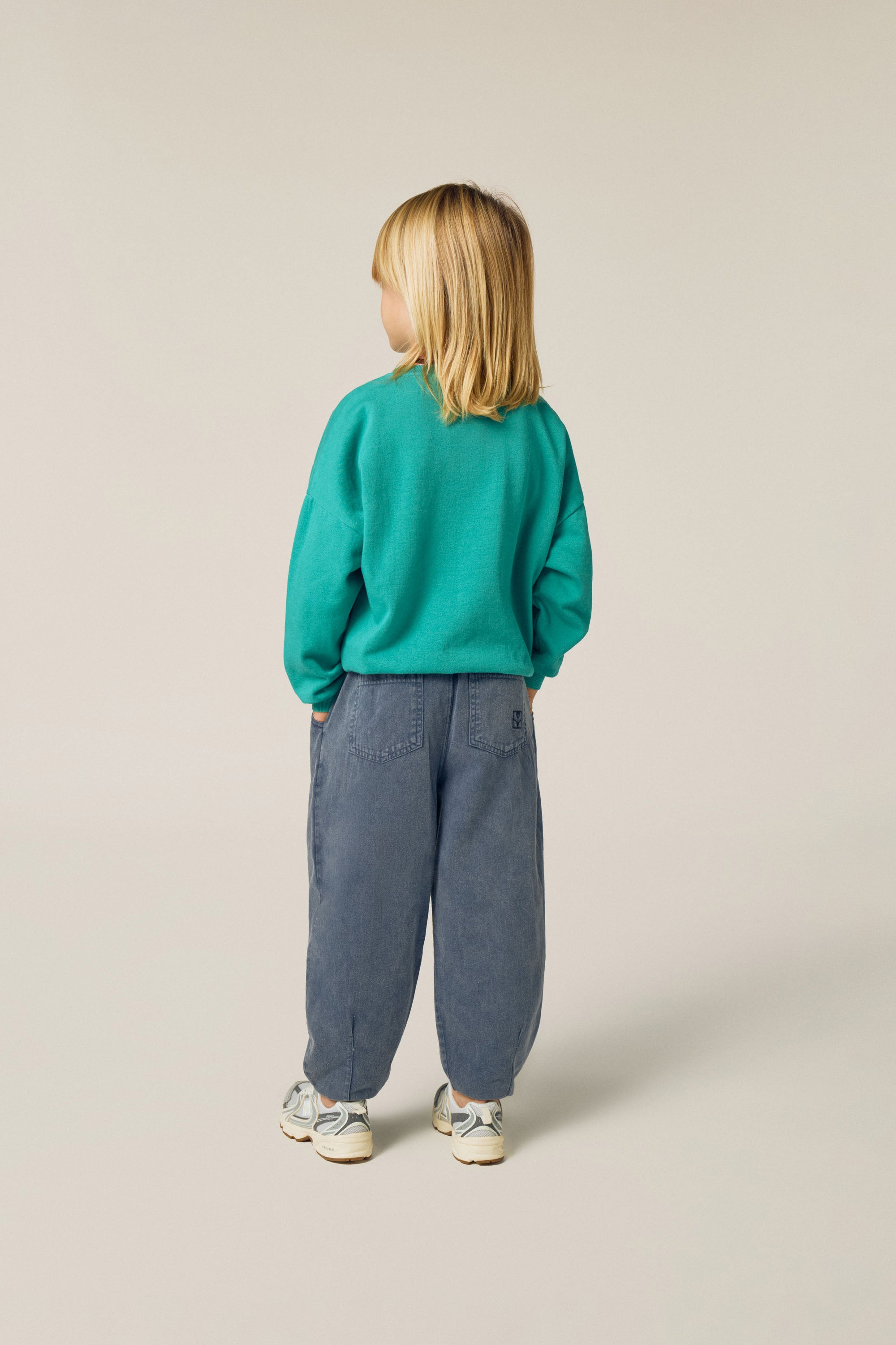 Smiling Face Green Sweatshirt