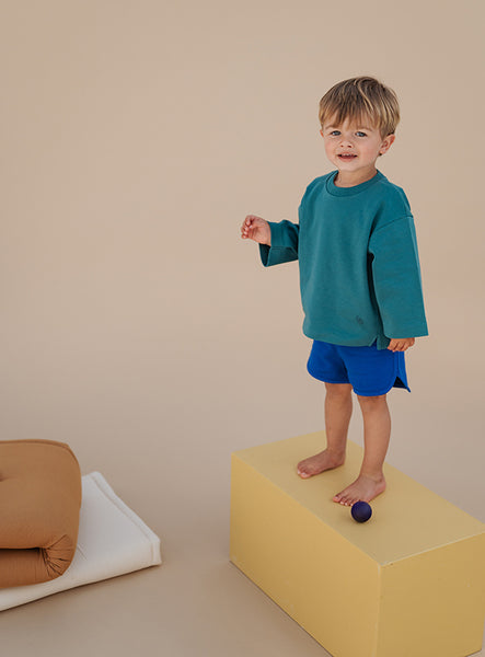Sweat Short Cobalt Blue - BIG & BELG
