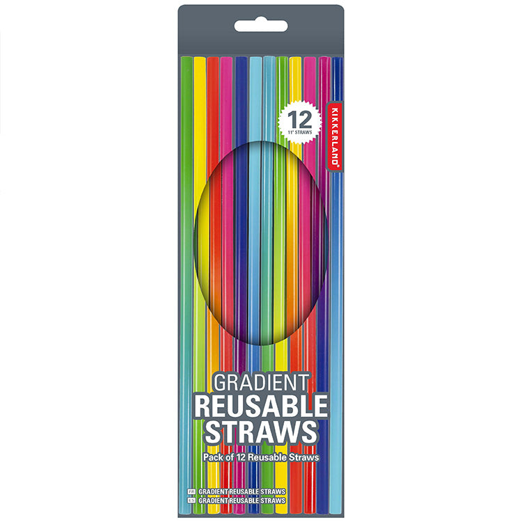 Reusable Plastic Straw Gradient - BIG & BELG