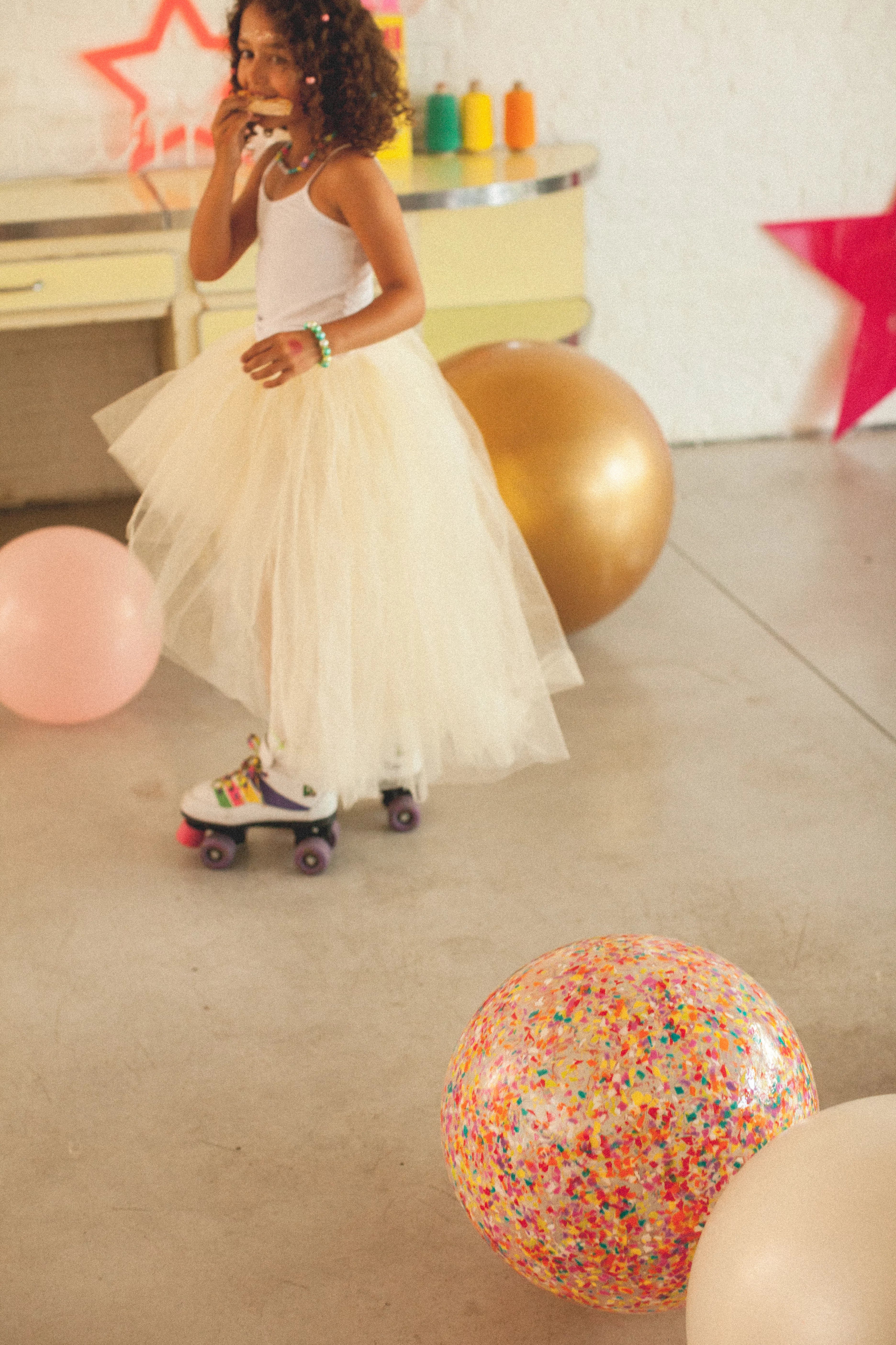 The long skirt tutu Apricot - BIG & BELG