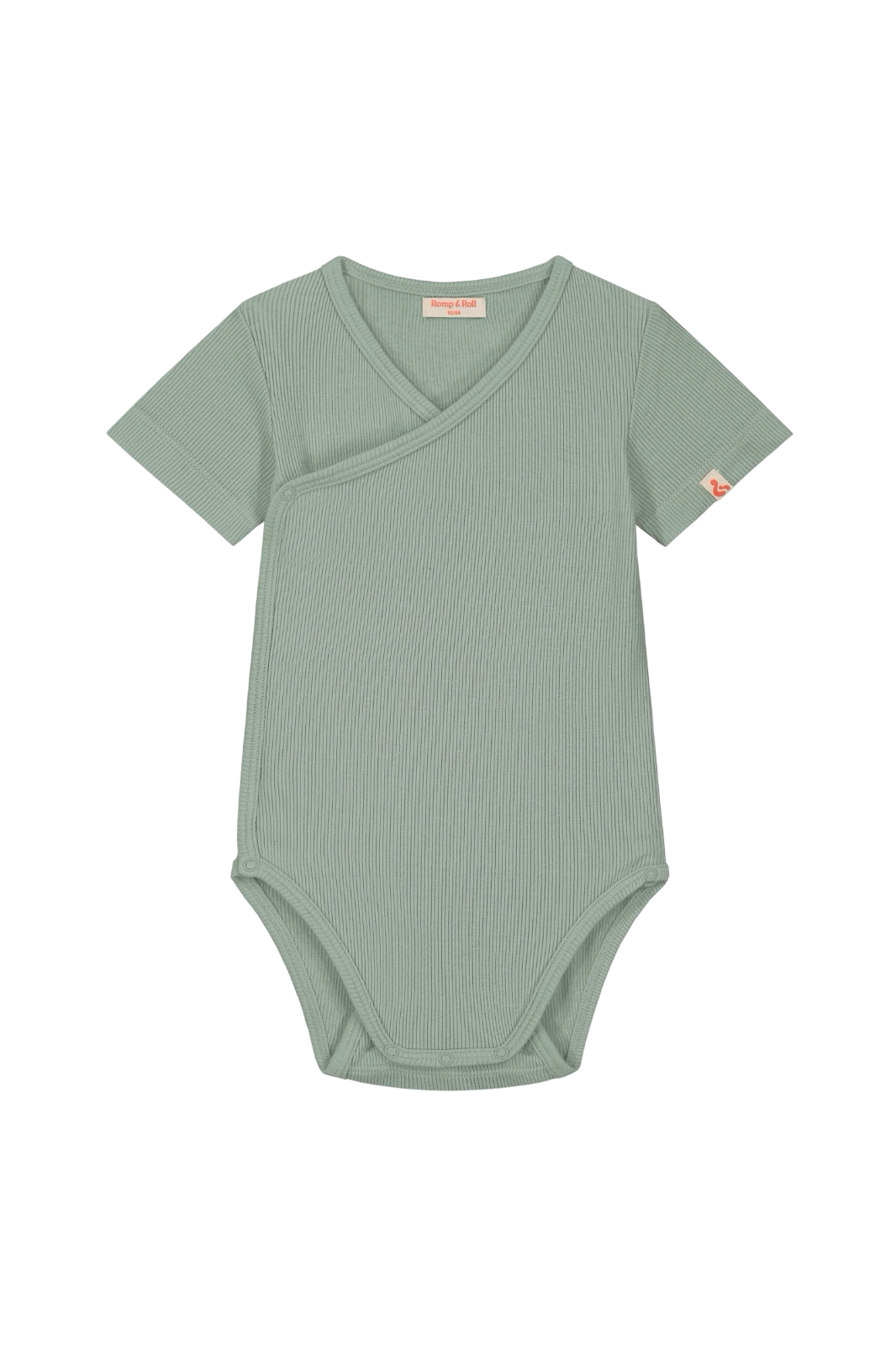 Fold-over short sleeve Sage