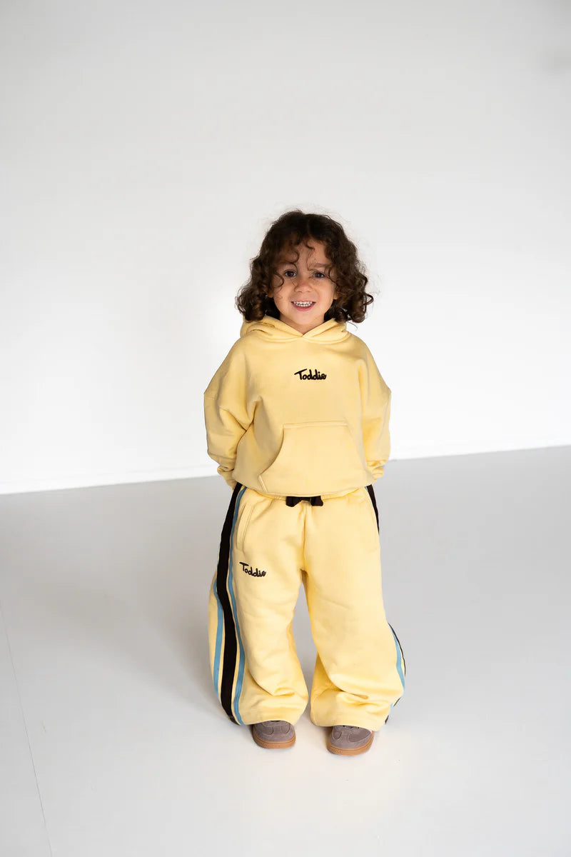 Wide Leg Jogger Butter Yellow