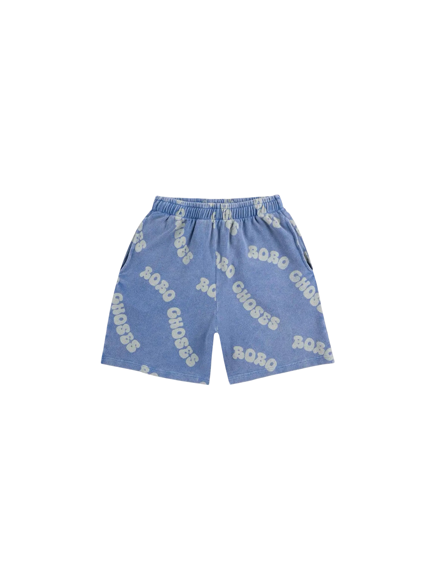 Wavy Bobo Choses all over waffle bermuda shorts