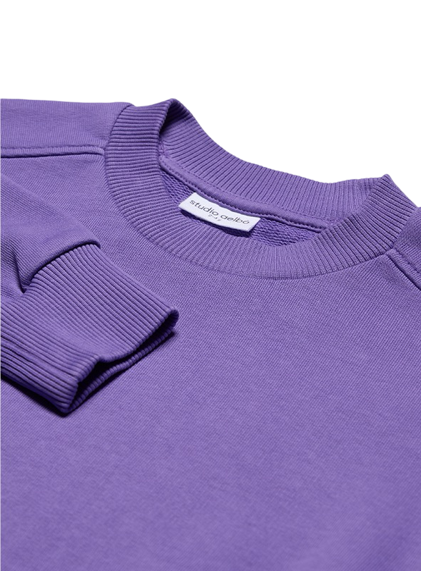 Sweatshirt Funky Purple - BIG & BELG
