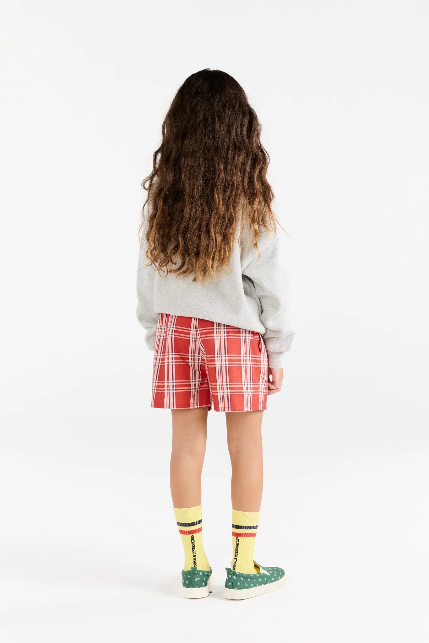 LEO KID SWEATSHIRT MEDIUM GREY HEATHER - BIG & BELG