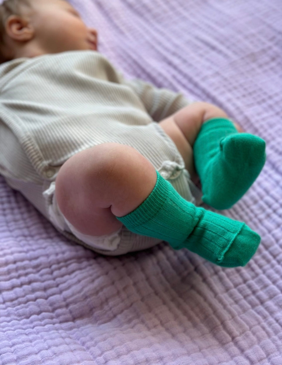 Rib Socks Sea Green - BIG & BELG