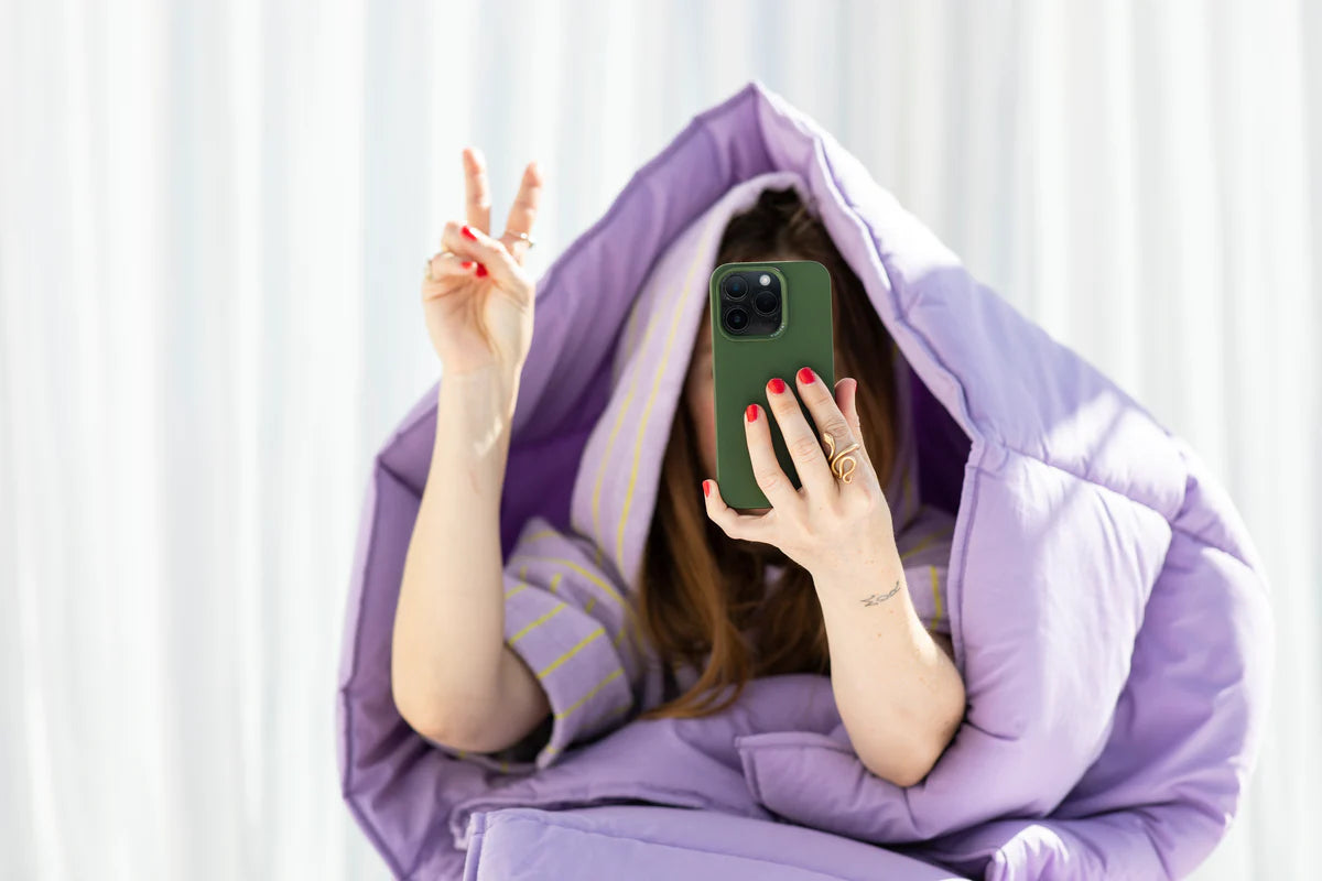 Puffy Blanket Dazzling Lavender