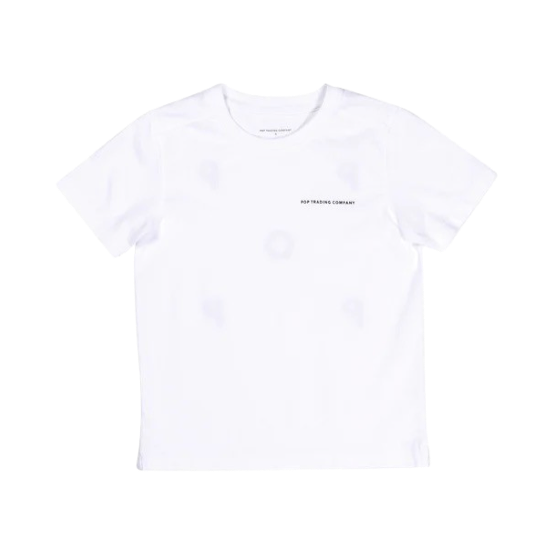 logo kids t-shirt white - BIG & BELG