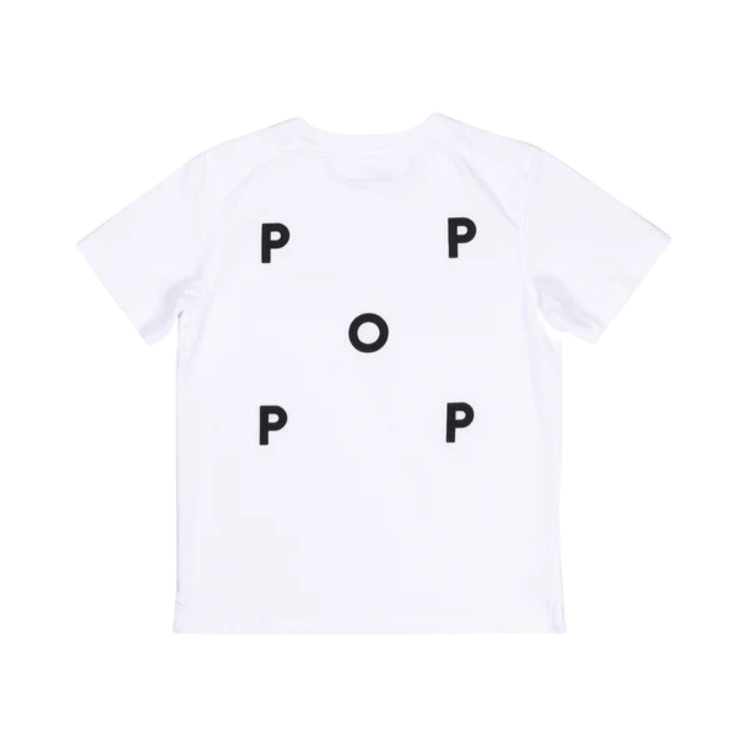 logo kids t-shirt white - BIG & BELG