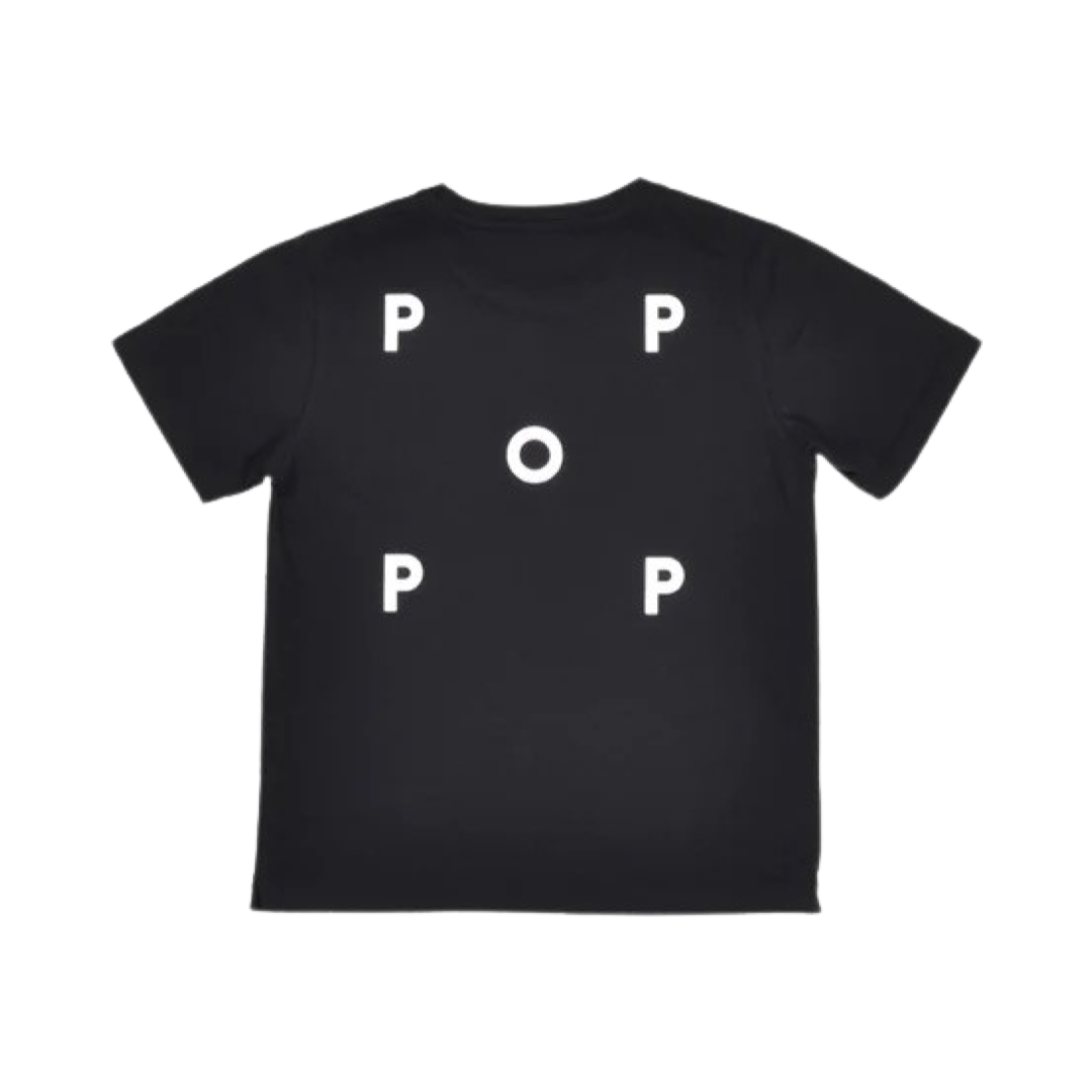 logo kids t-shirt black - BIG & BELG