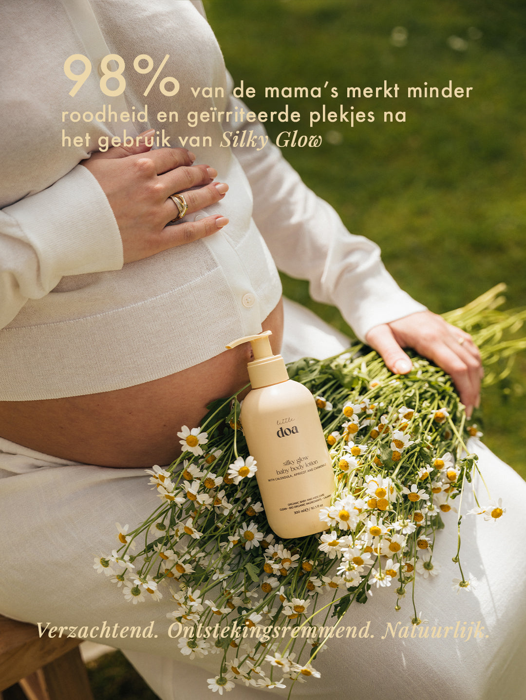 silky glow - organic baby face and body lotion