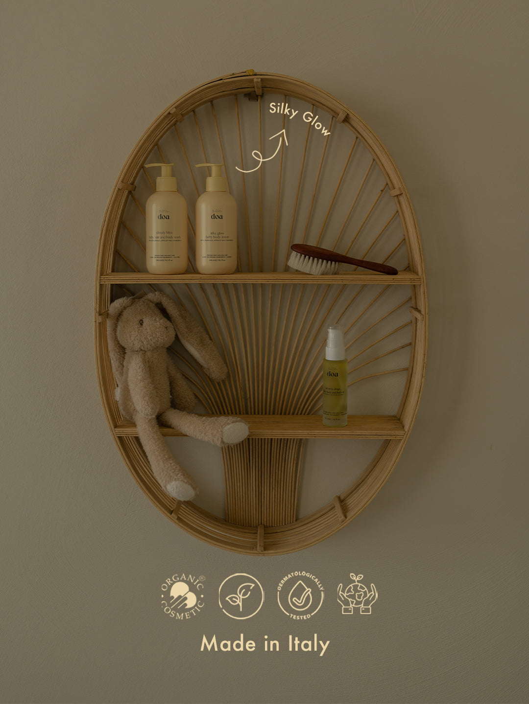 silky glow - organic baby face and body lotion