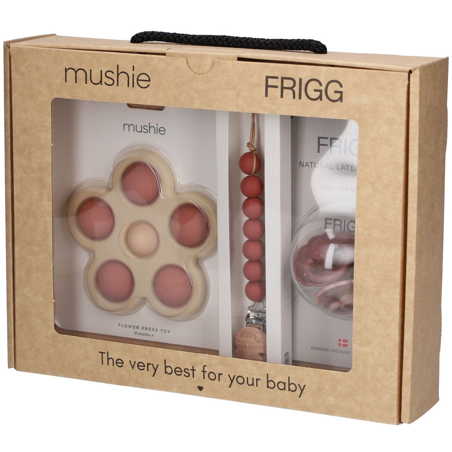 Mushie x Frigg Giftbox Pink