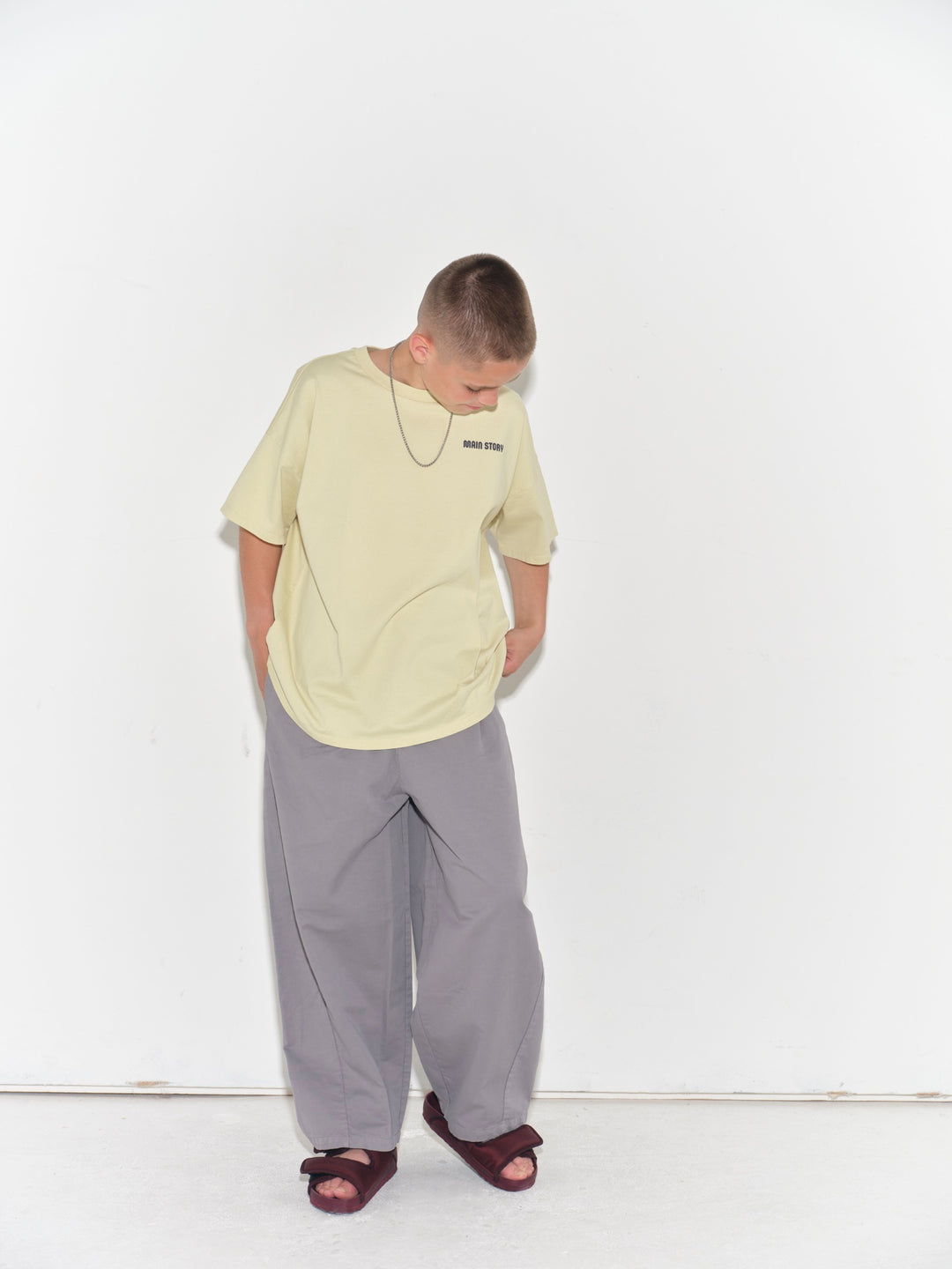 Oversized Tee - Dusty Yellow Jersey - BIG & BELG