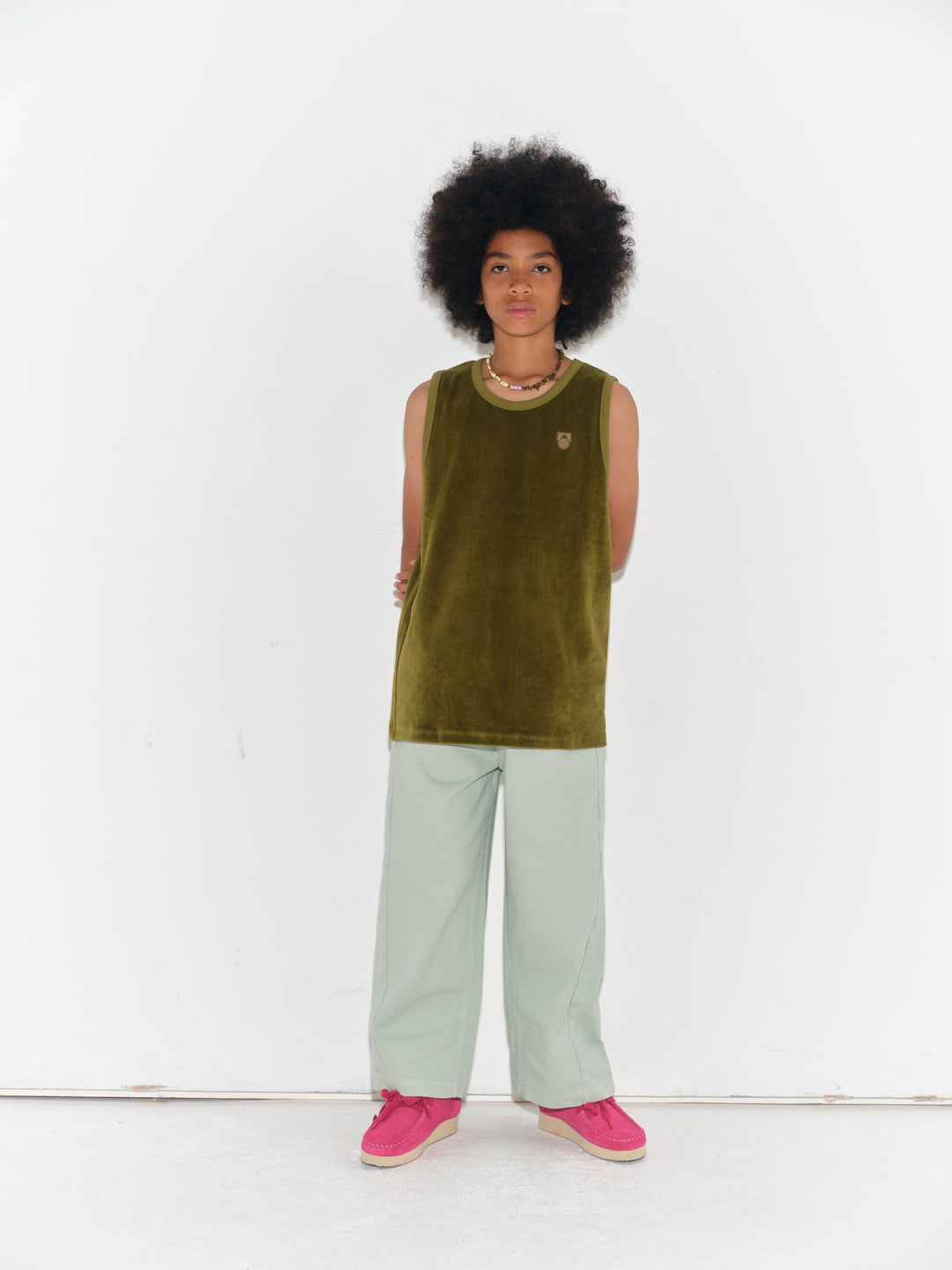 Relaxed Pant - Celadon Twill - BIG & BELG