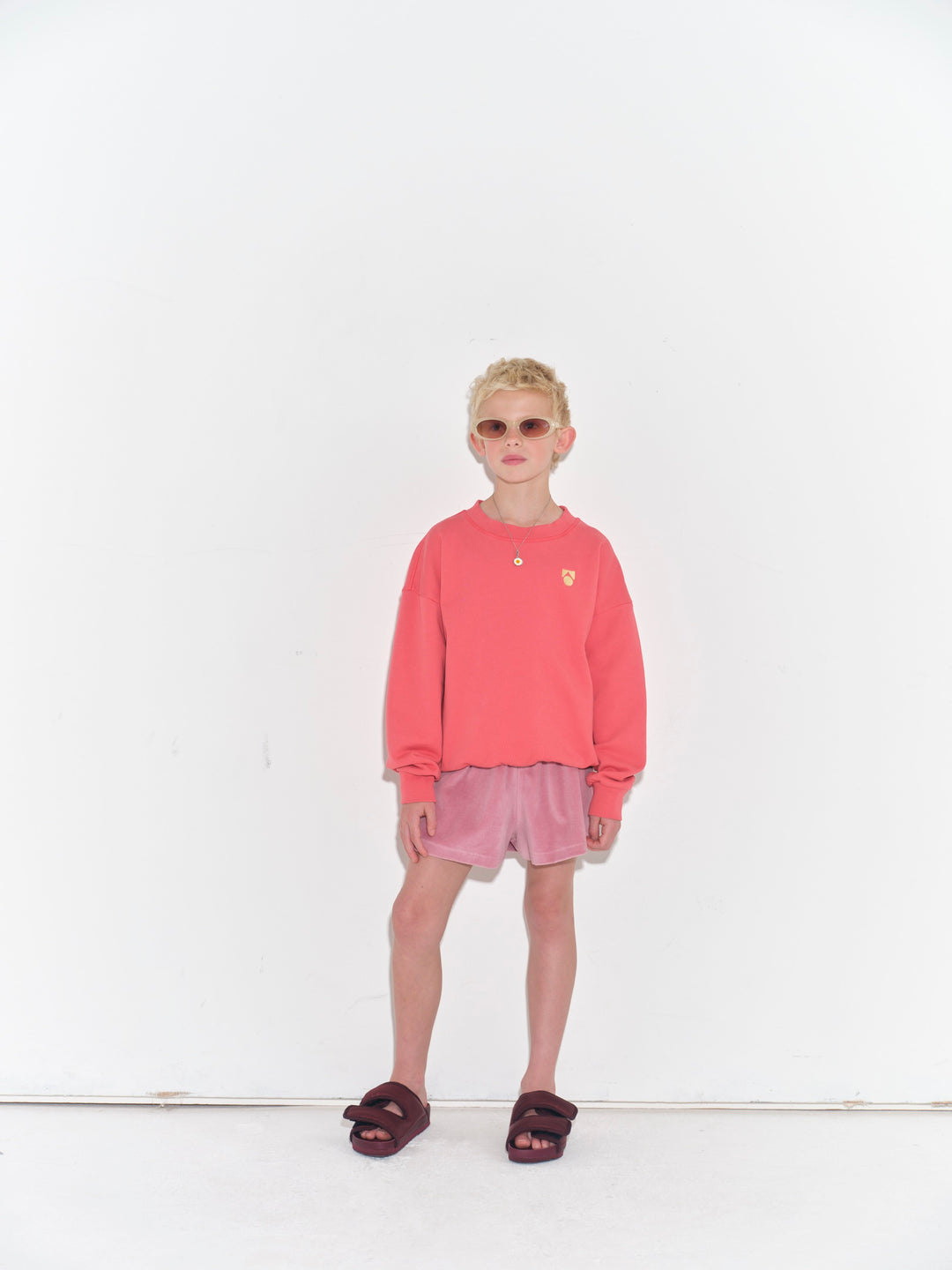 Track Short - Lilas Velour - BIG & BELG