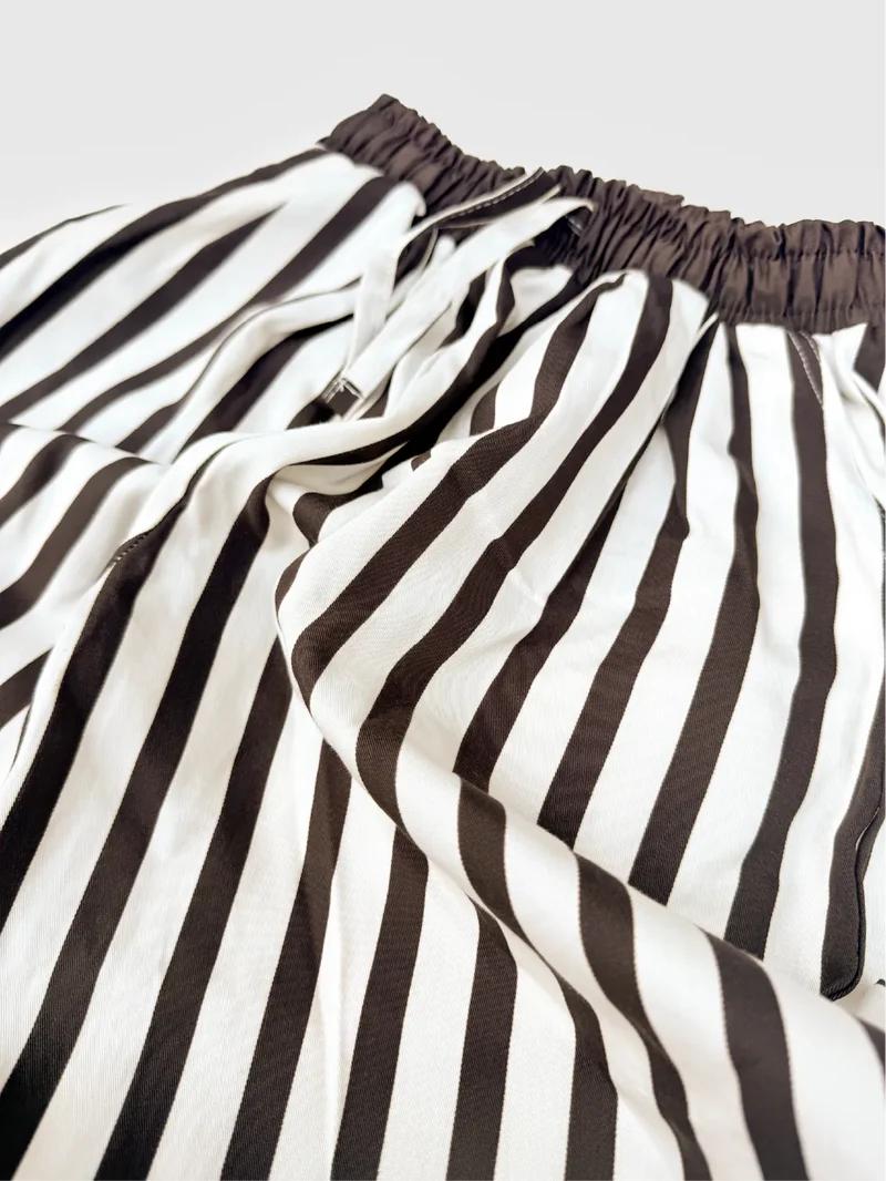 Striped Poplin Pants