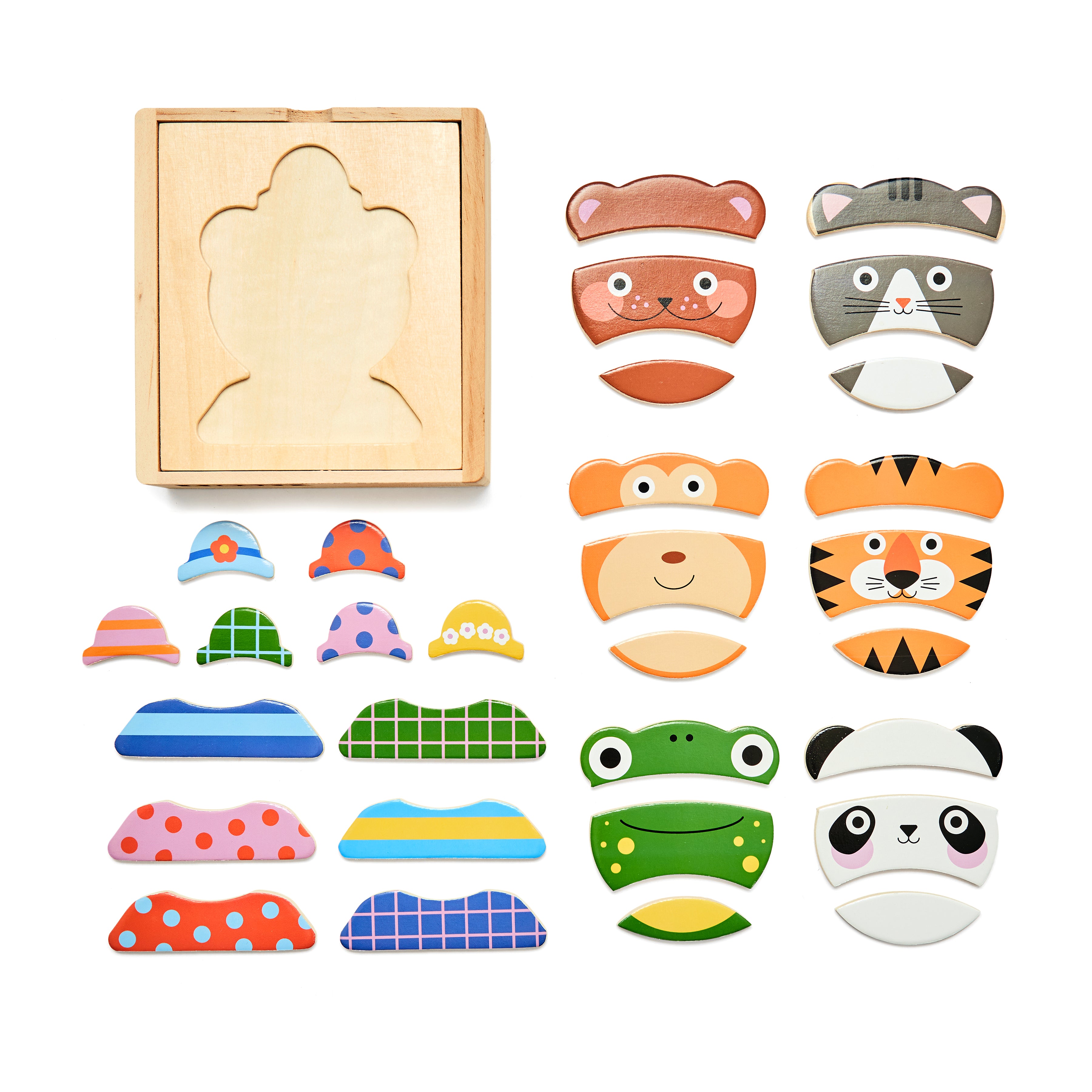 Animal Mix Up! Wooden Puzzle - BIG & BELG