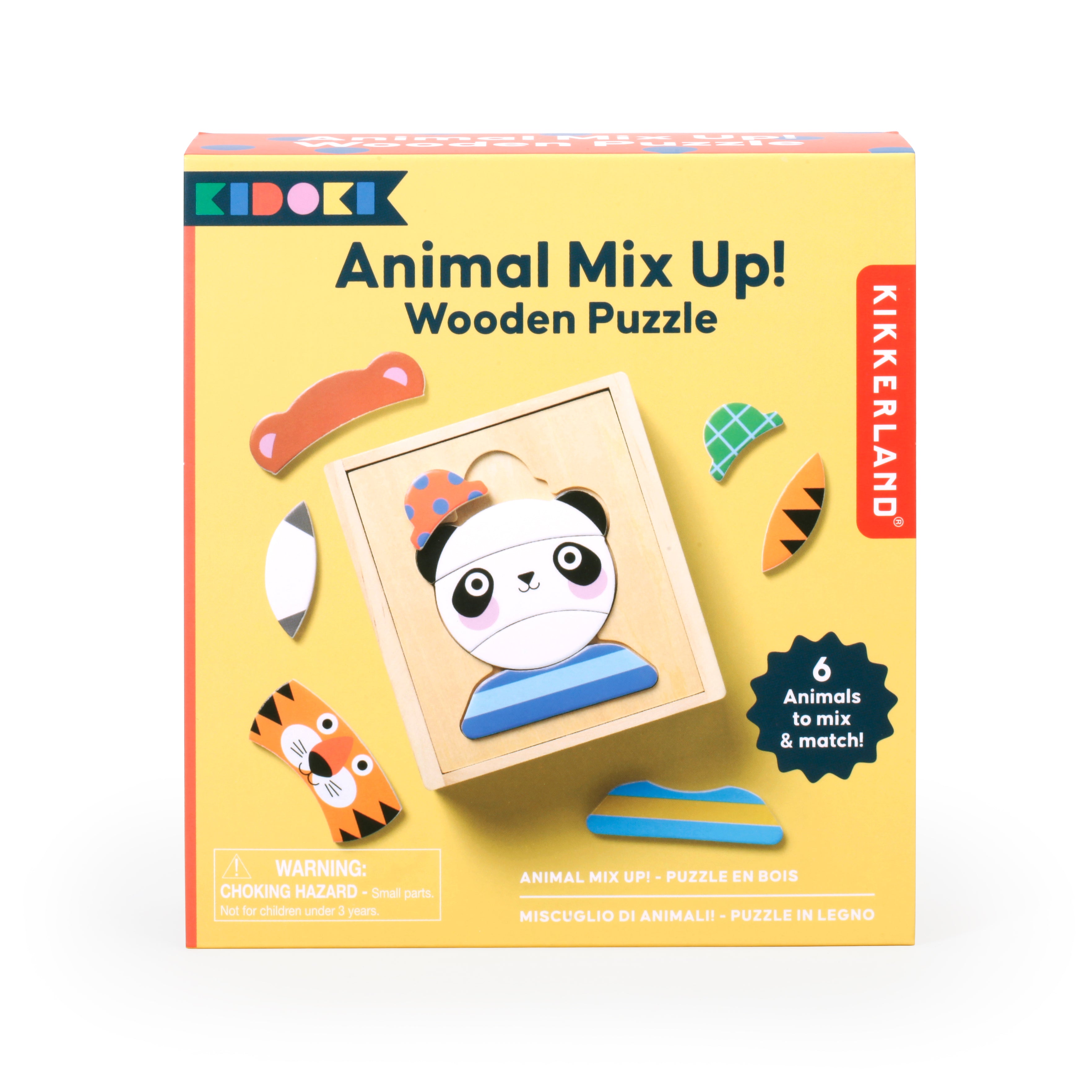 Animal Mix Up! Wooden Puzzle - BIG & BELG