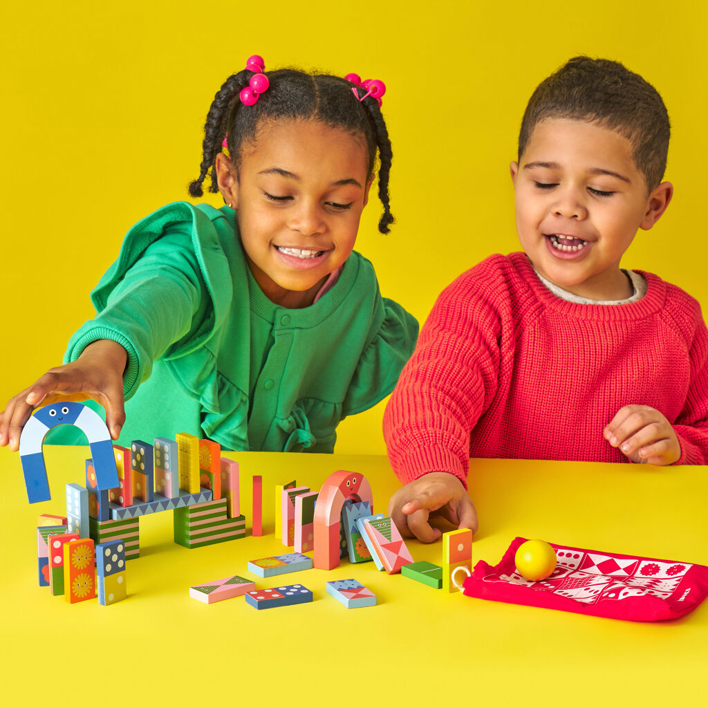 Topple Twist Dominoes - BIG & BELG