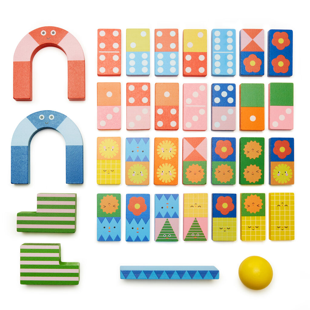 Topple Twist Dominoes - BIG & BELG