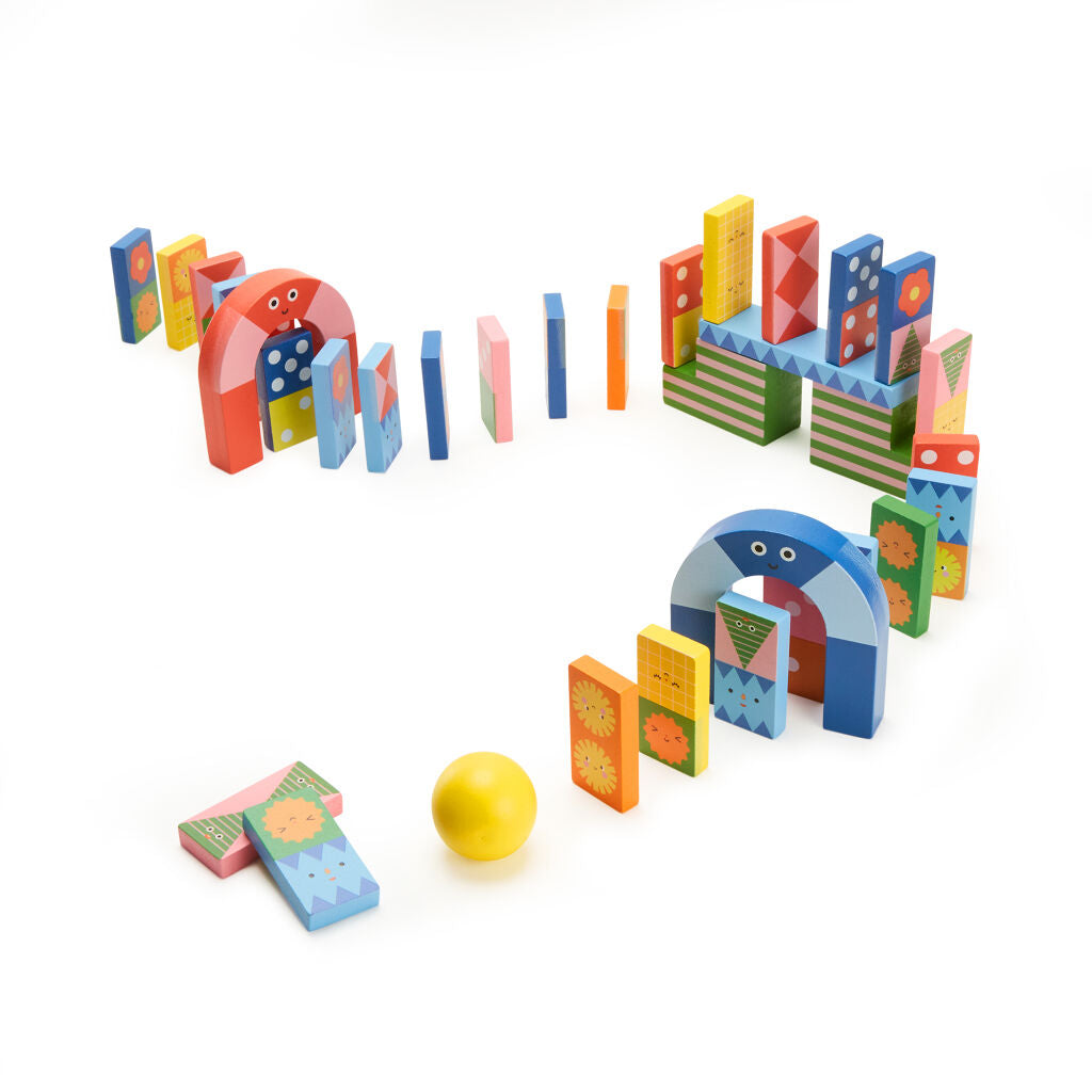Topple Twist Dominoes - BIG & BELG