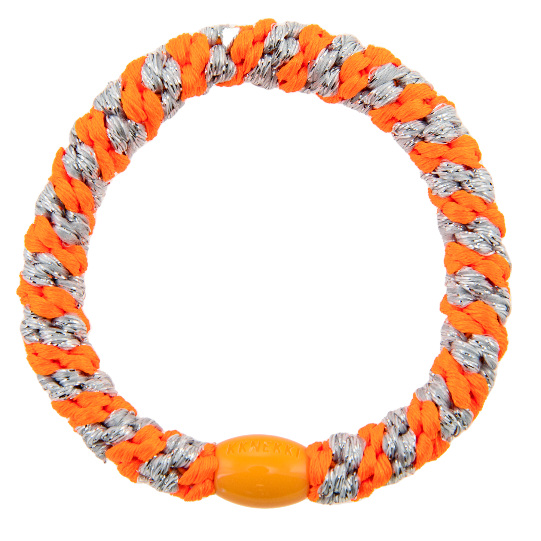 Kknekki Neon orange silver glitter Stripe - BIG & BELG