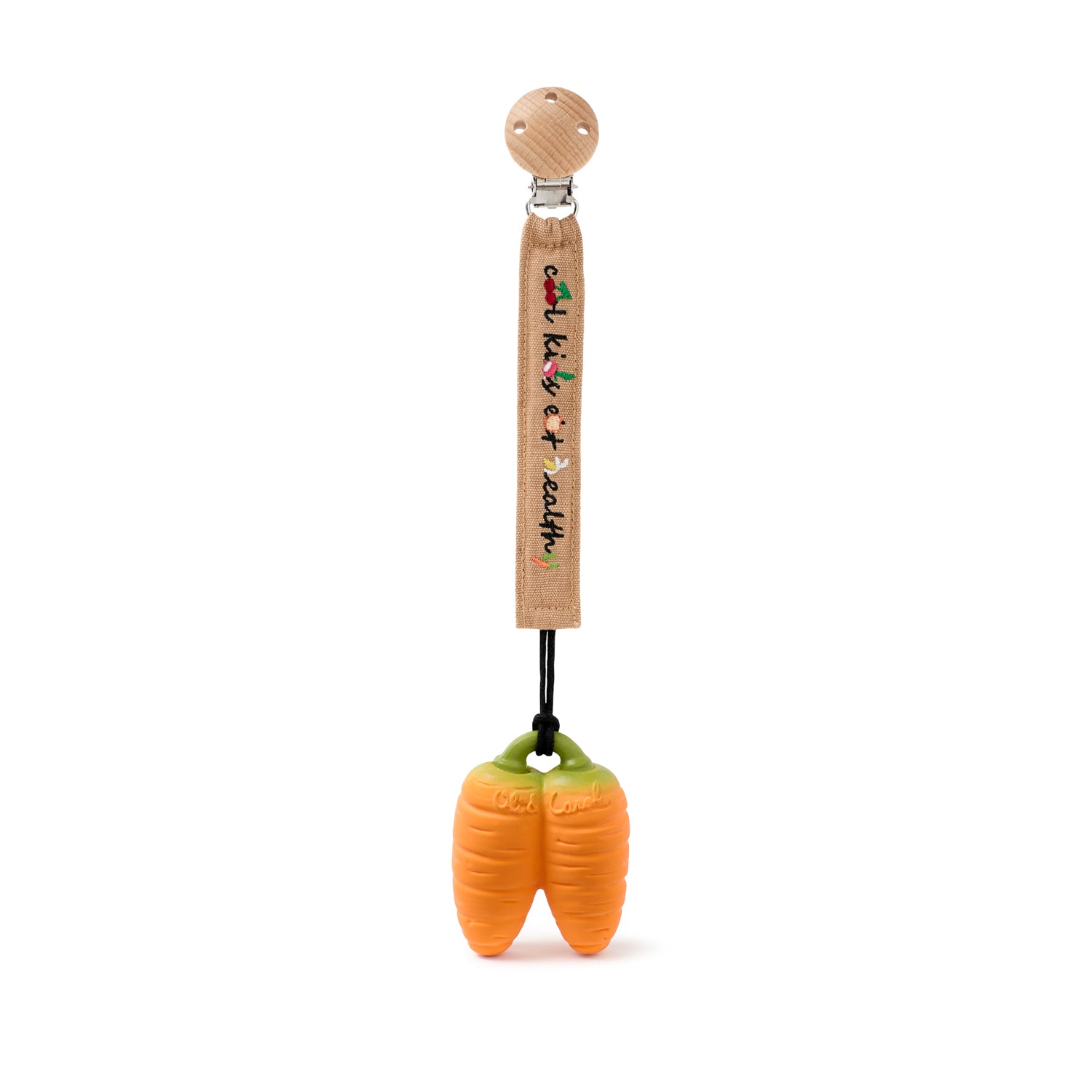 Cathy the Carrot Mini Doudou Teether - BIG & BELG
