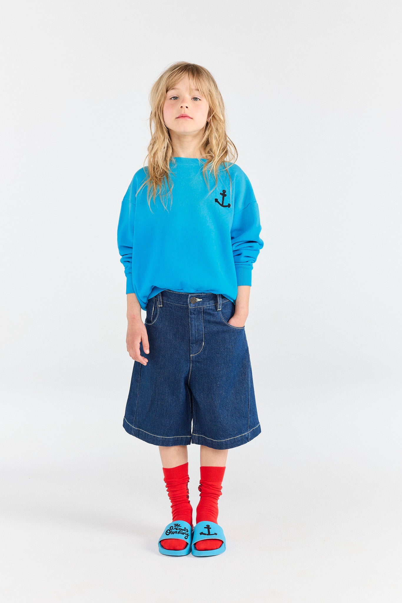 MUNTJAC KID DENIM SHORTS - BIG & BELG