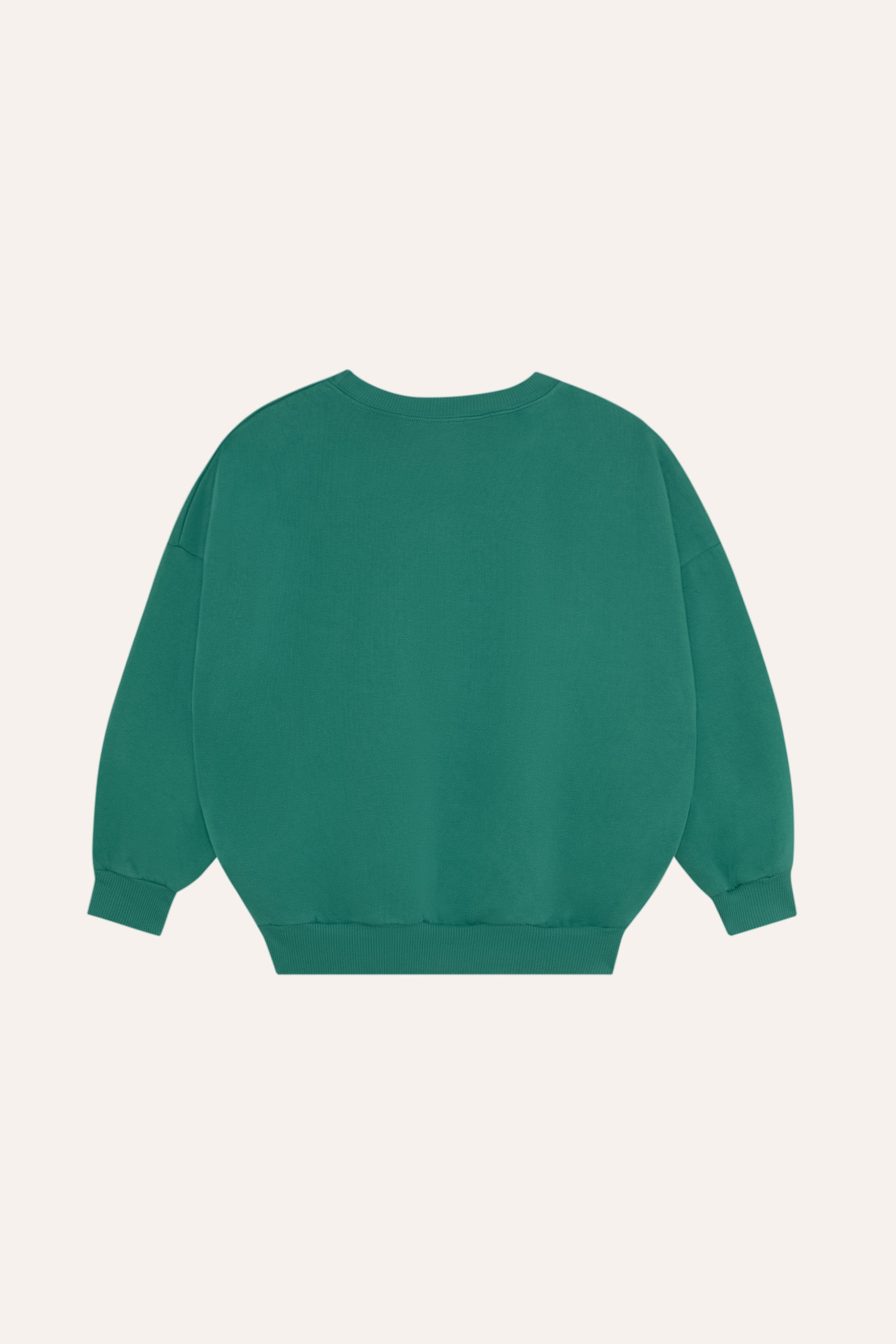 Smiling Face Green Sweatshirt