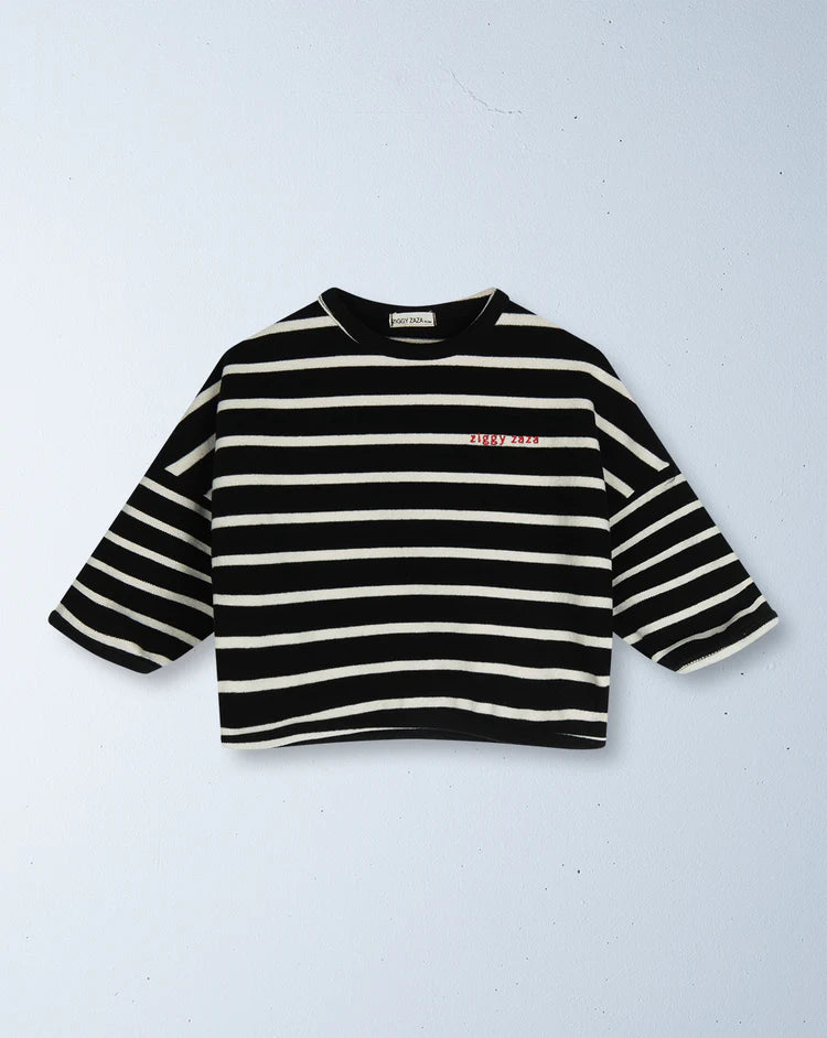row row pullover jet stripe