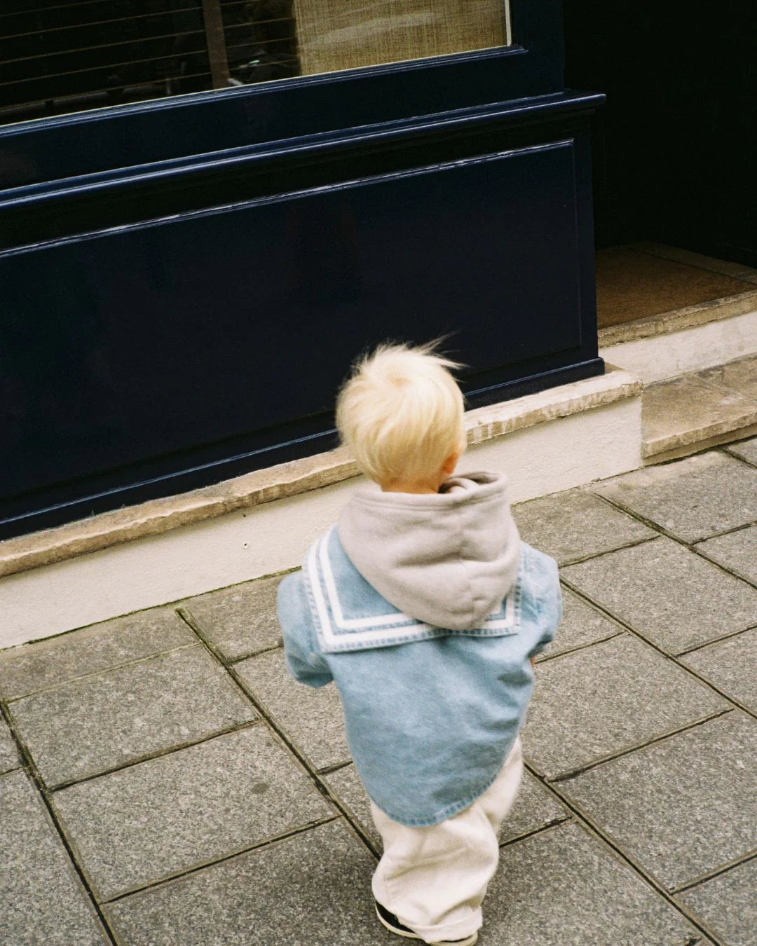 ahoy sailor jacket denim blue