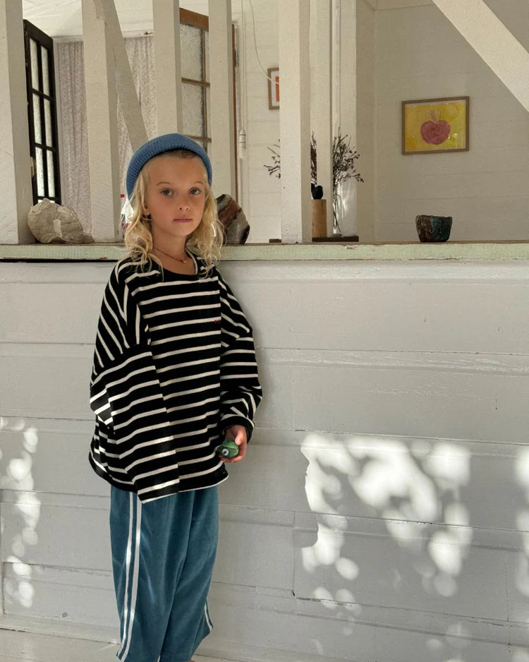 row row pullover jet stripe