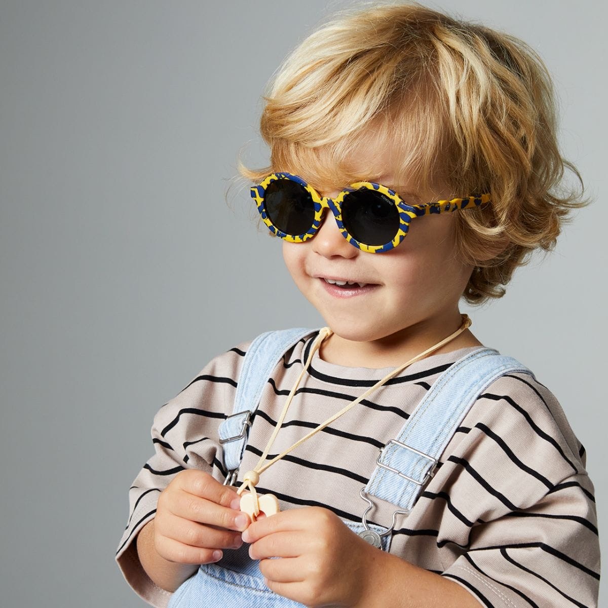 SUNGLASS KIDDOS - Lou 3-5y Jungle Yellow - BIG & BELG