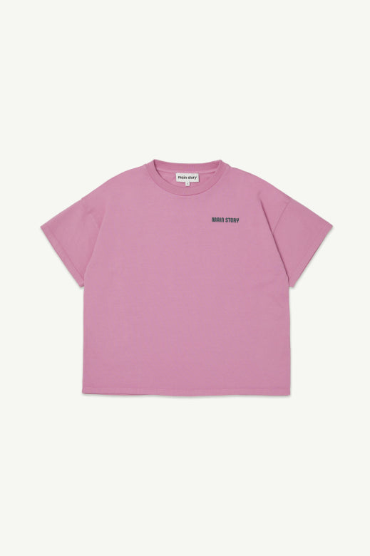 Oversized Tee - Orchid Smoke Jersey - BIG & BELG