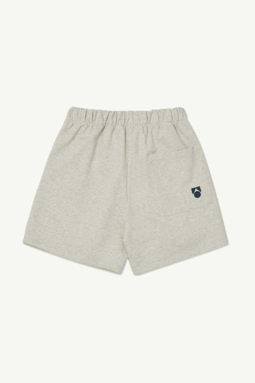 Baggy Short - Ecru Melange Fleece - BIG & BELG