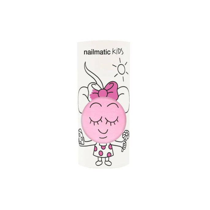 Dolly - pearly neon pink kid nail polish - BIG & BELG
