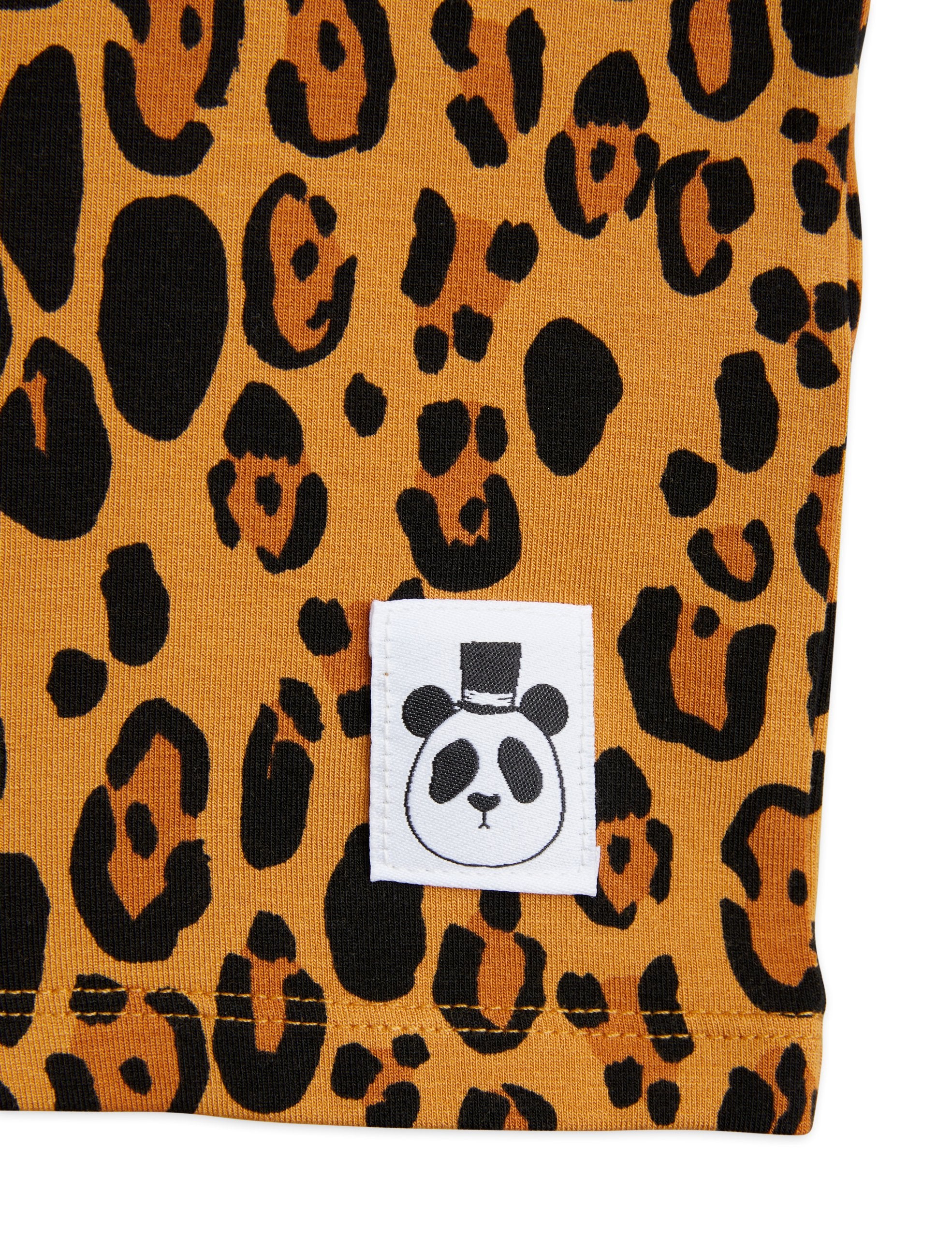 MINI RODINI Basic leopard tee