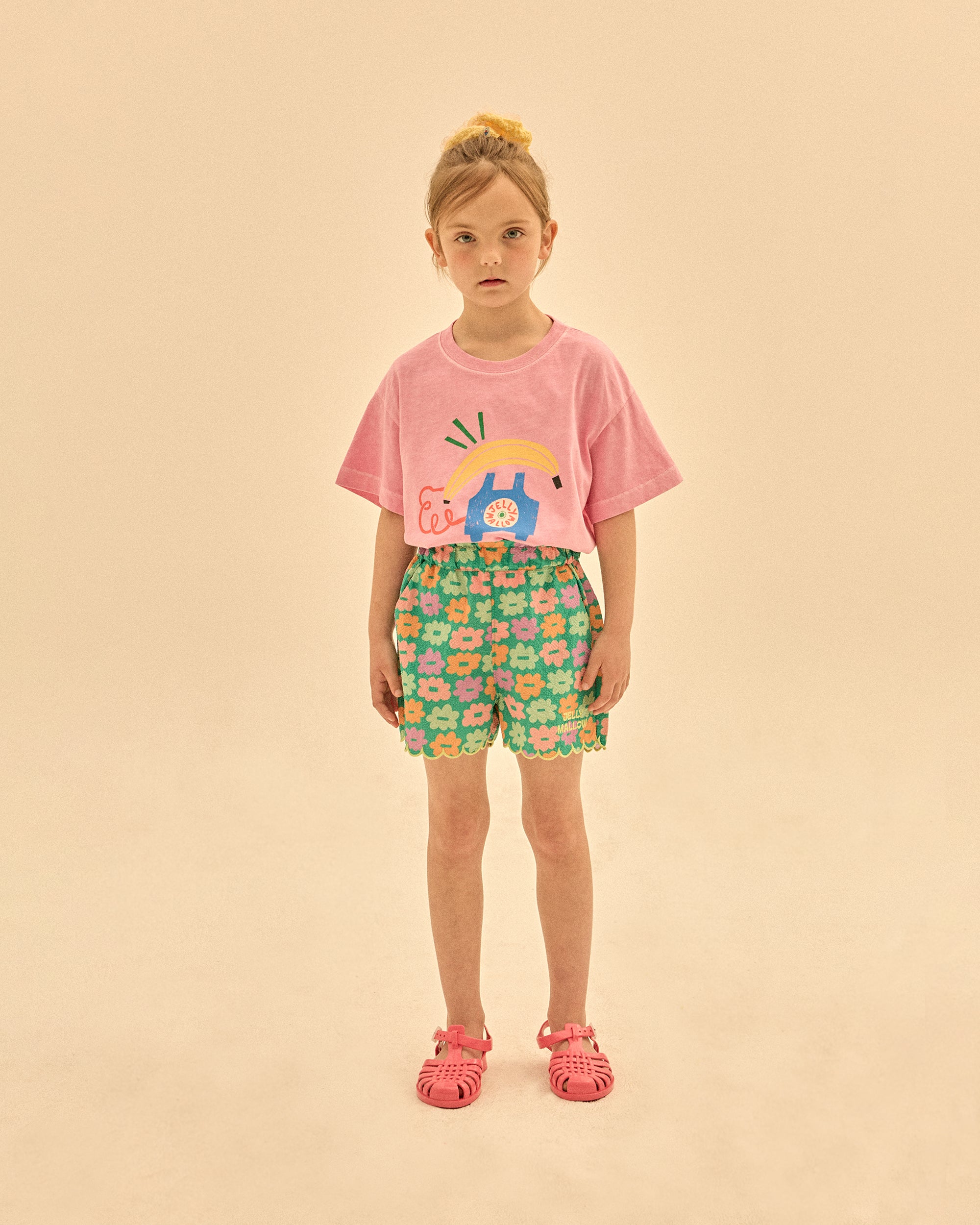 Flower Seersucker Shorts - BIG & BELG