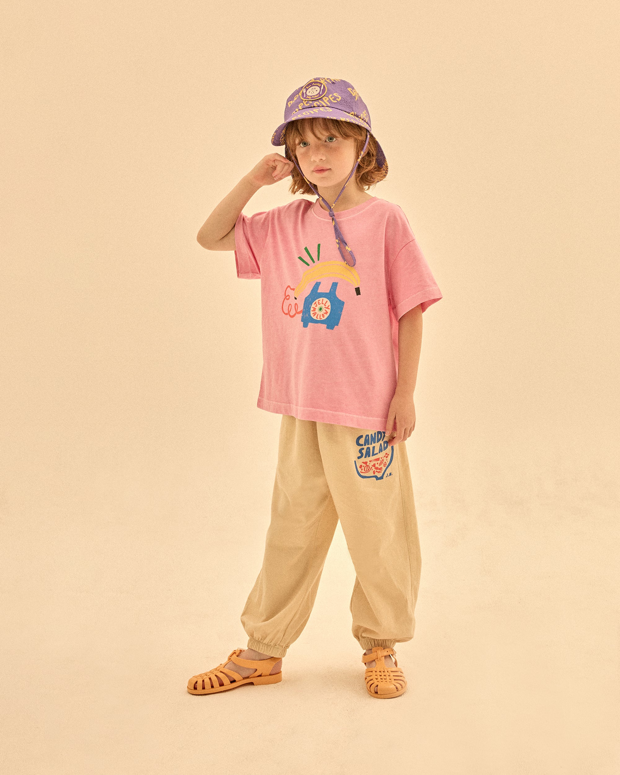 Banana Telephone Pigment T-shirt - BIG & BELG