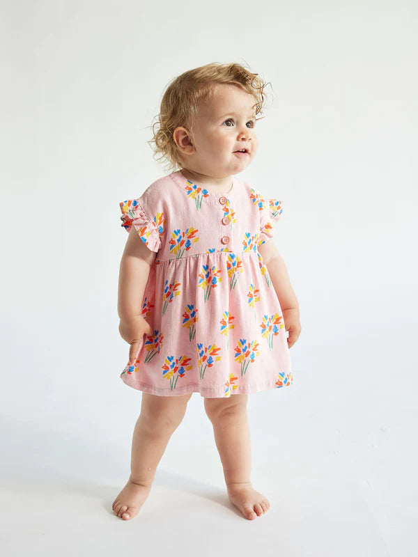 Baby Fireworks all over woven dress