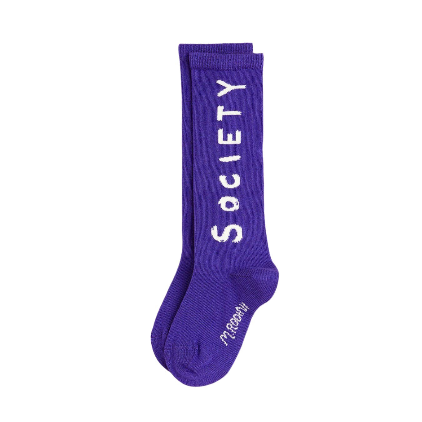 Society knee-high socks purple - BIG & BELG