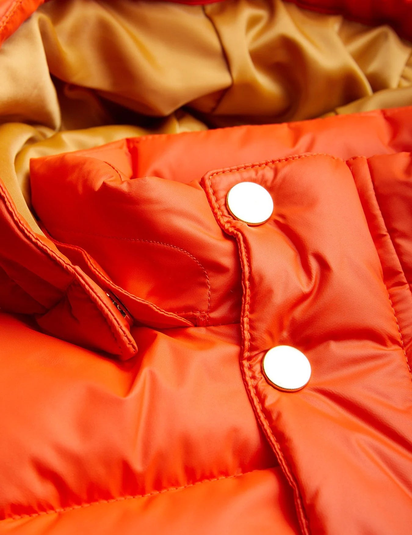 Heavy puffer jacket red - BIG & BELG