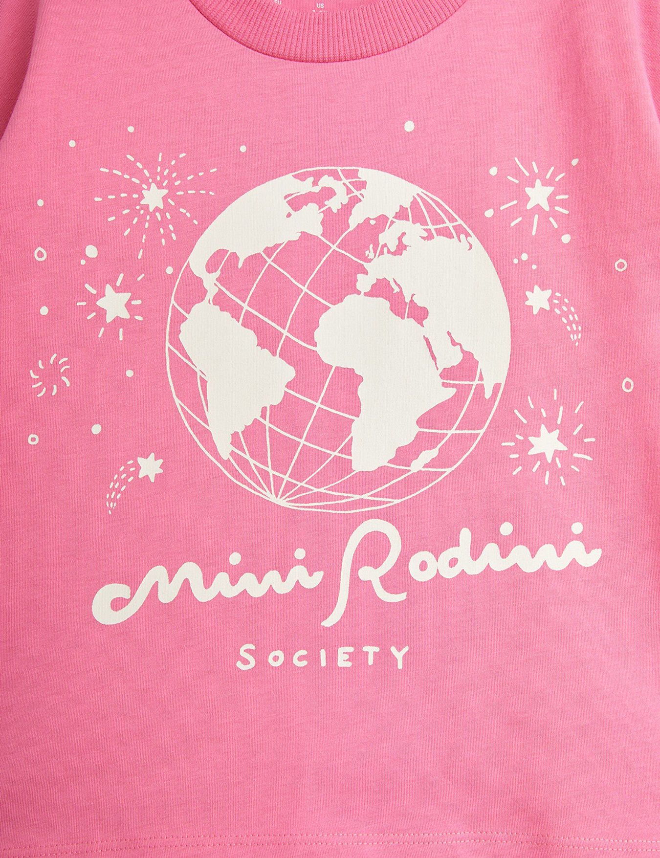 Mini Rodini society t-shirt pink - BIG & BELG