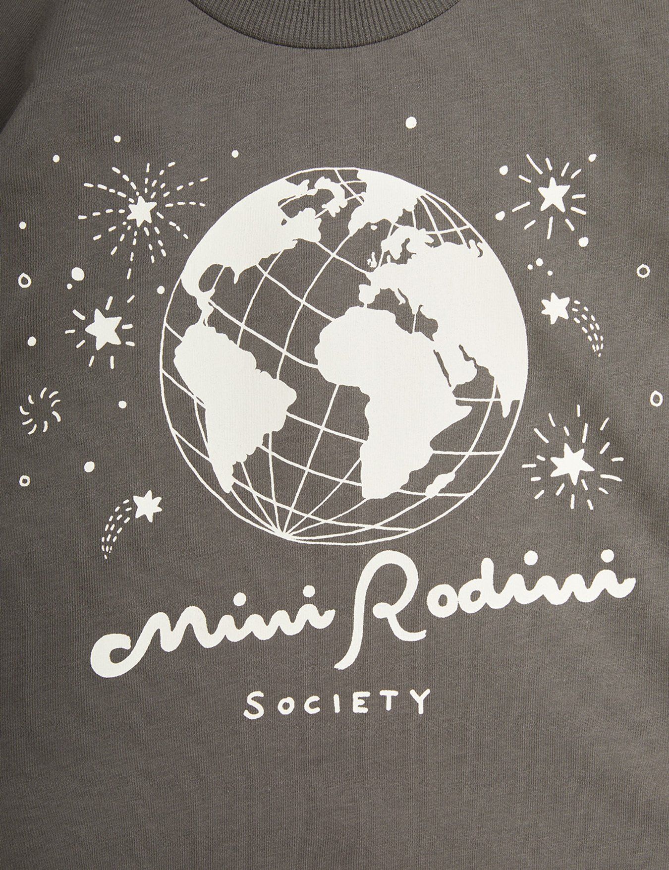 Mini Rodini society t-shirt grey - BIG & BELG