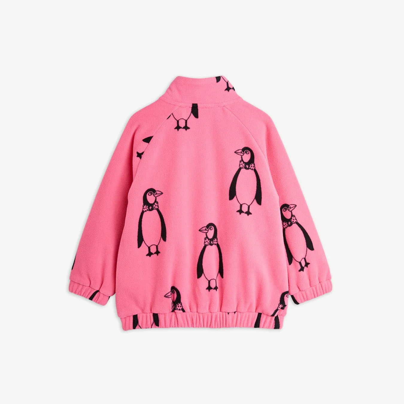 Penguin fleece jacket pink - BIG & BELG