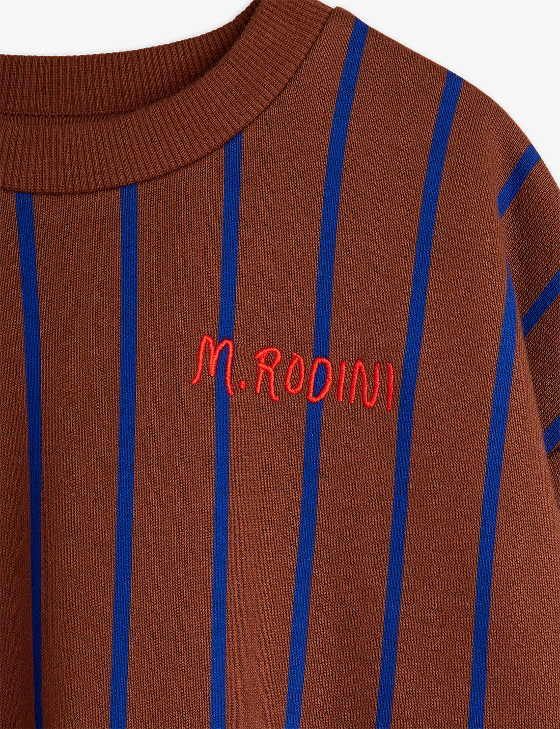 VERTICAL STRIPE SWEATSHIRT